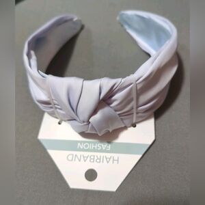 Stylish Satin Knotted Metallic Headband NWT